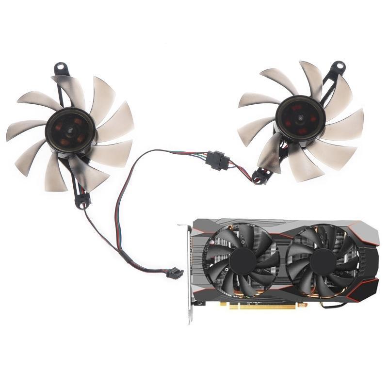 80mm 3 Pin VGA Fan Graphics Card Cooling Fan for Radeon RX 580 RX RX5500 Cooler