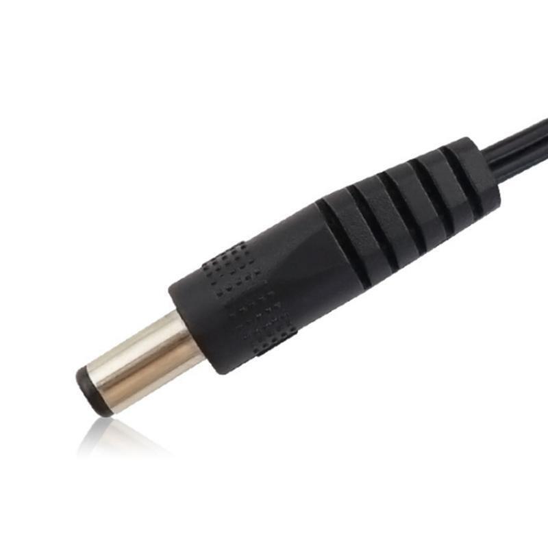 Black Safe  DC 5.5X2.1 Male to Female Extension Cord  for  Notebook Computer