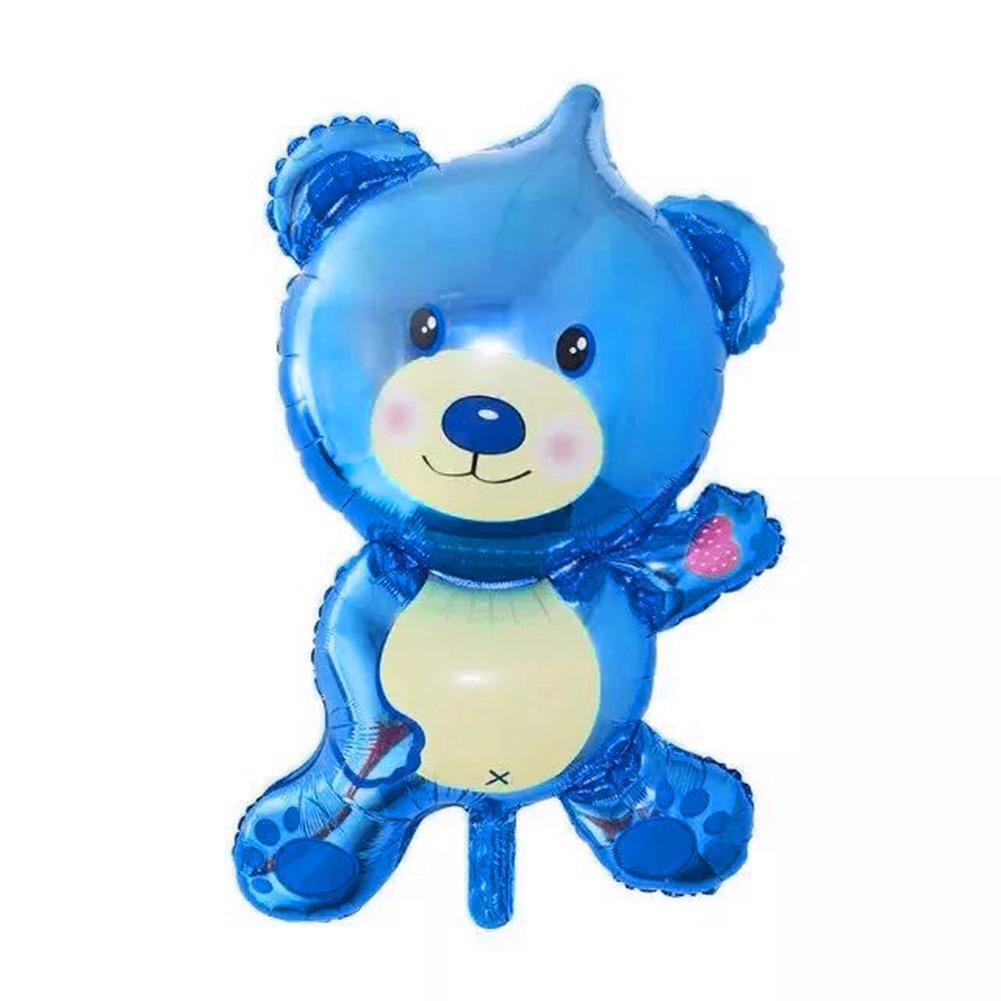 5pcs Mini Balloon Set Baby Boy Girl Foil Balloon Birthday Party Decor(Boy)