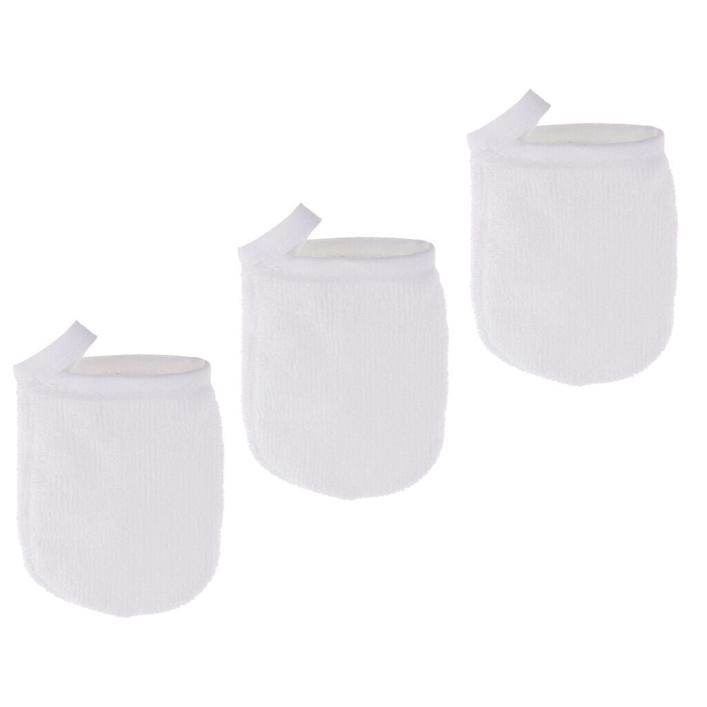 3 Pieces Microfiber  Cleansing   Cloth Towel Pads Reusable