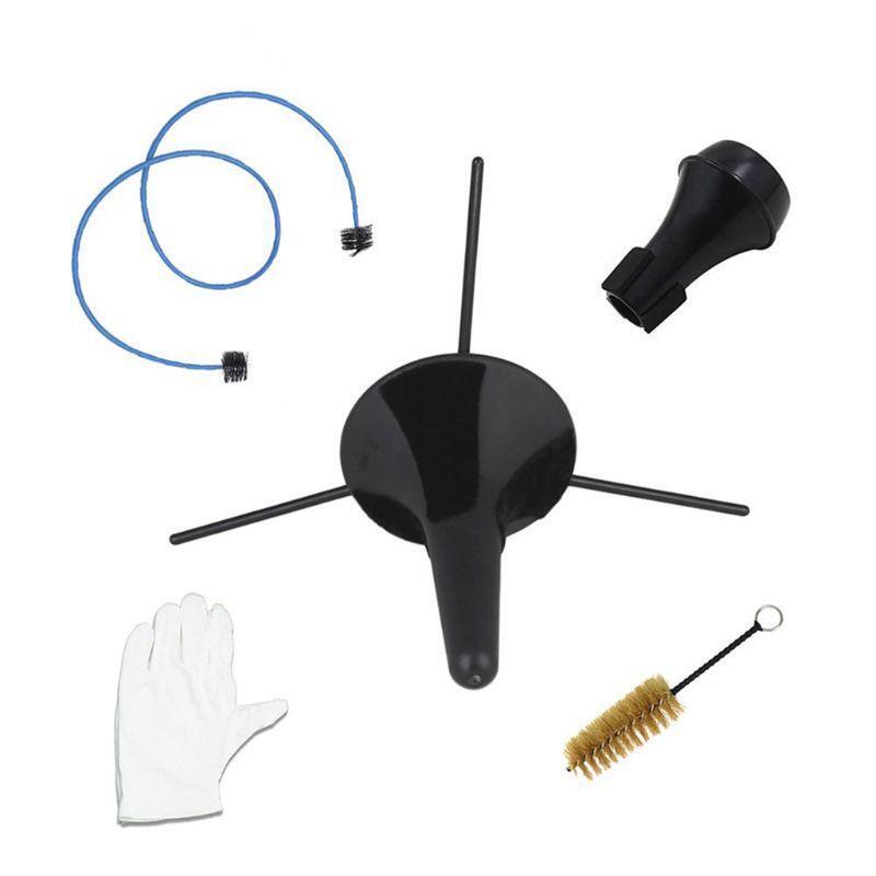 5 in 1 Trumpet Maintenance Cleaning Tool Kit Trumpet Stand 1Pcs Brushes