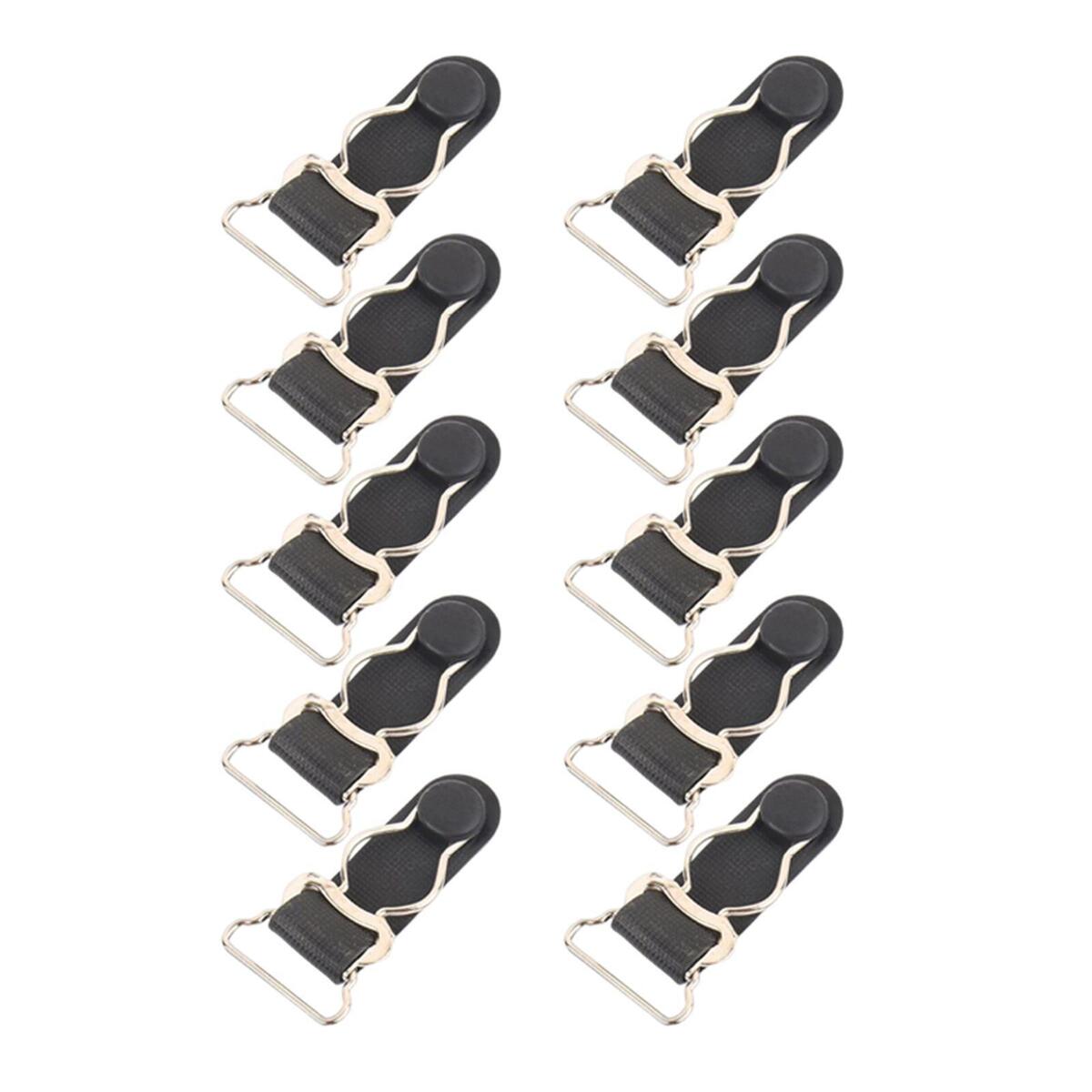 10Pcs Adjustable Garter Belt Fastener Clips Wear Resistant Corset Grips for