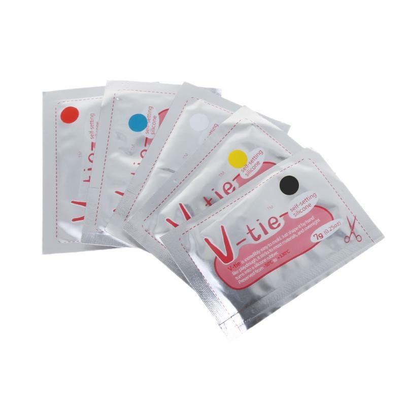 5 Pcs 5 Colors Liquid Silicone Heatproof Repair Mud DIY Universal Colorful Glue