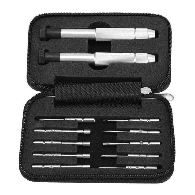 Precision Durable Eyeglass Repair Kit with 10-style Screwdrivers  for Eyeglasses