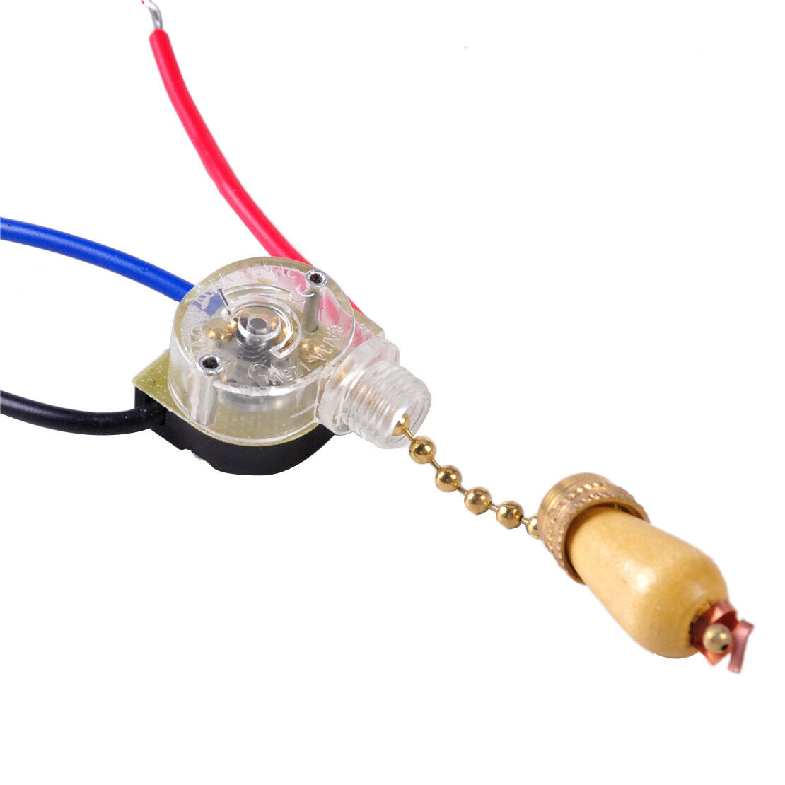 On/Off Ceiling Fan Pull Chain Cord Switch Control Replacement Wall Light Lamp Li