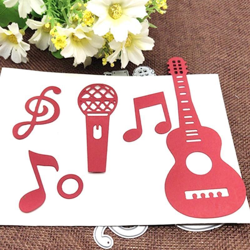 Carbon Steel Cutting Dies Template Music Note Guitar Carbon Steel Cutting Dies