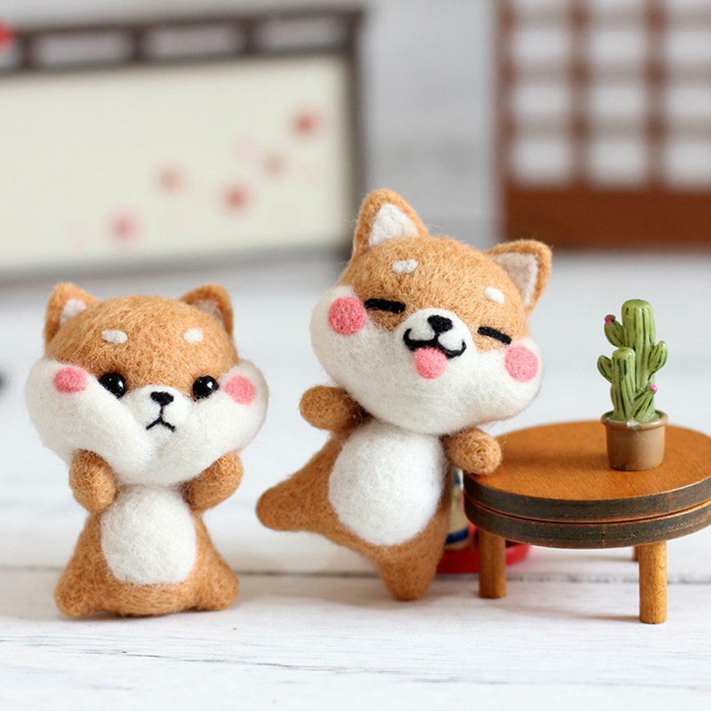 2  Needle Felting Kits  Needlecraft Cartoon Hamster