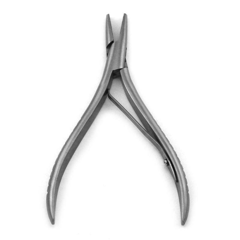 Flat Shape Stainless Steel Hair Extension Pliers Multi-Functi Hair Extension