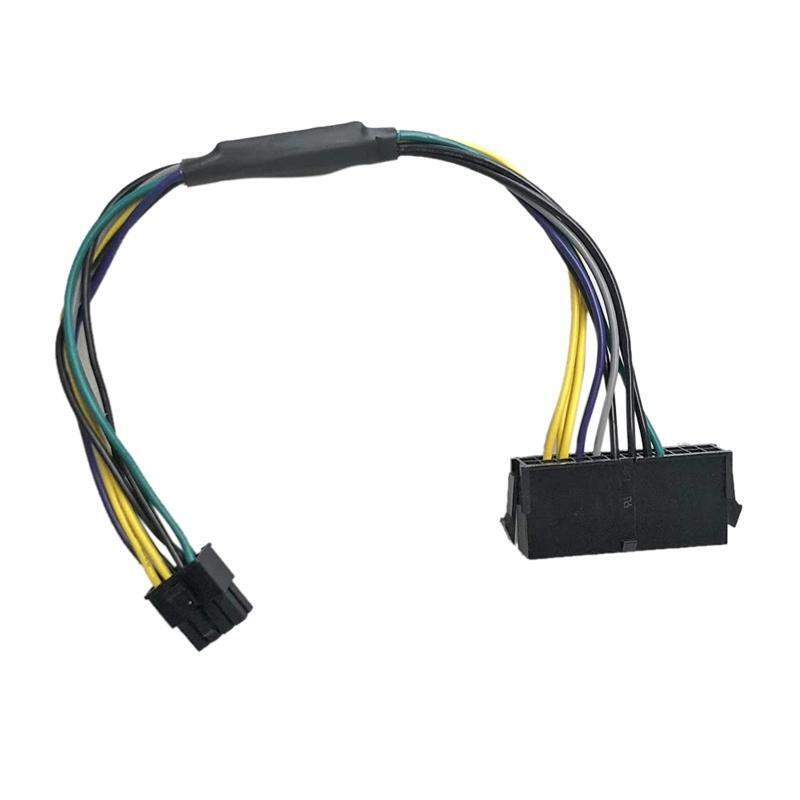 24 Pin to 8 Pin Power Supply Cable (10.6-Inch, 18AWG) ATX PSU Main Power Adapter