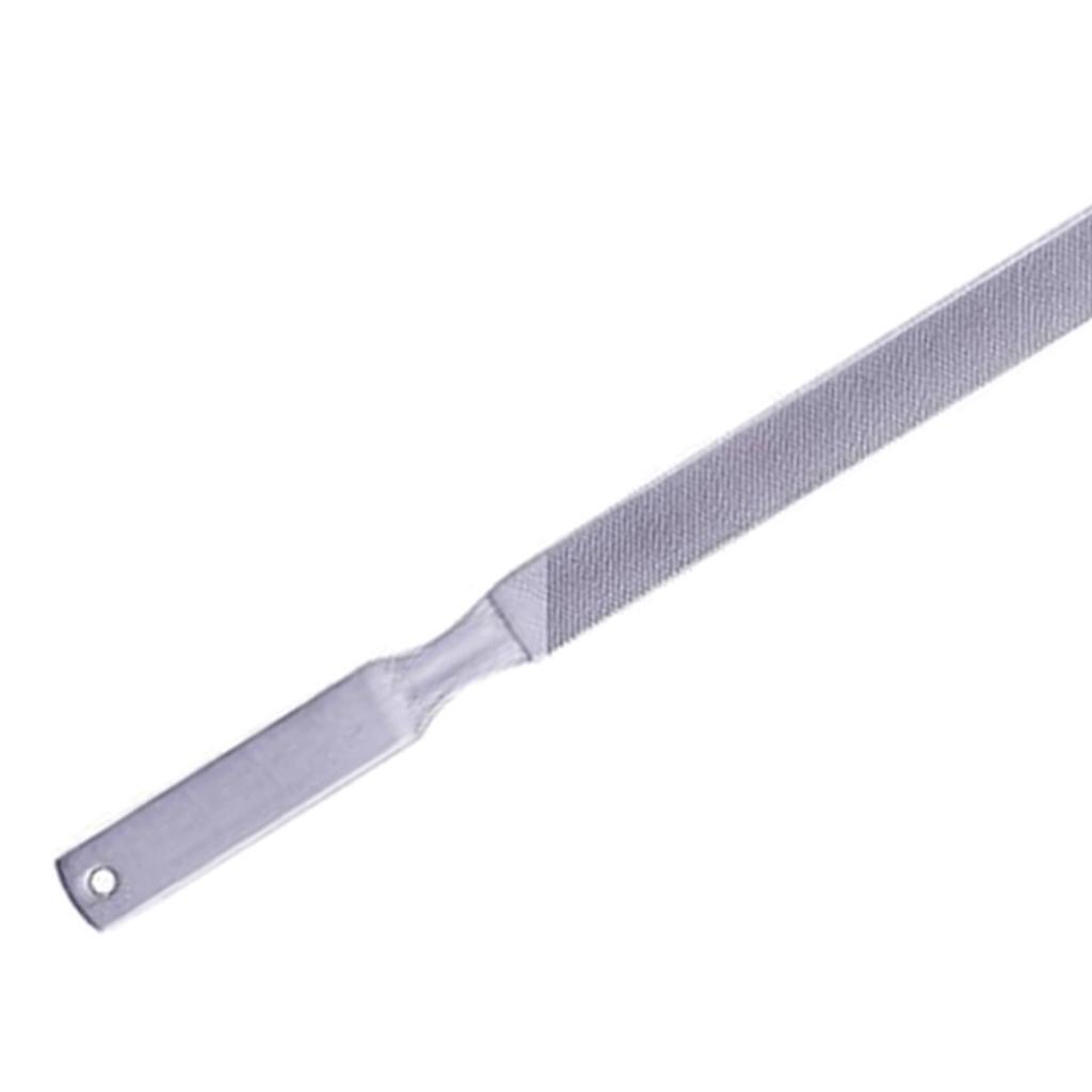 Nail Files Double Sided Metal Nail Art File Manicure Scrubber Pedicure Tools