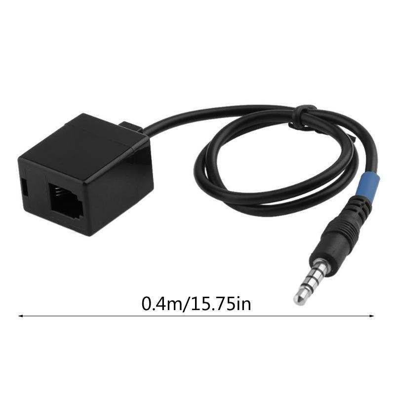 3.5mm Male To For RJ9 4P4C Female Adapter Converter TRRS Male Port forCisco