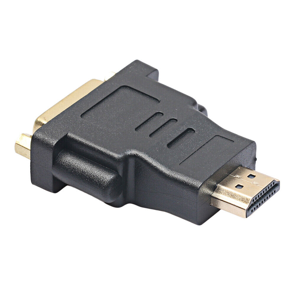 DVI-I Dual Link(24+5pin) Female to HDMI-compatible Male Converter Adapter H