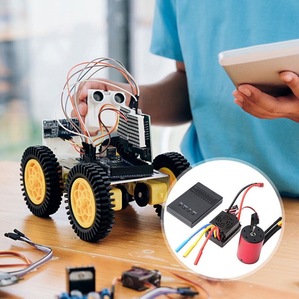 3100KV Waterproof Brushless Motor ESC Kits for 1/8/1/10 Tamiya RC Car (B)