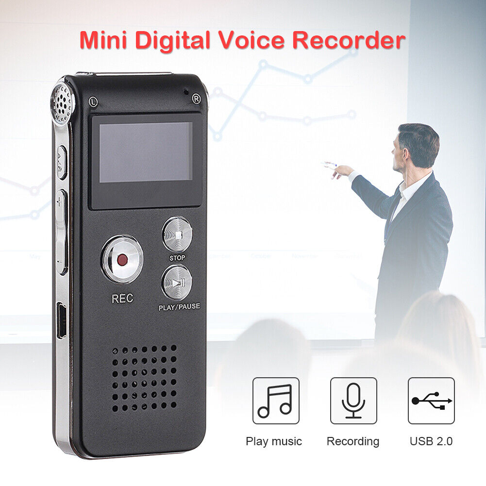 SK012 Digital Recording Pen 8GB Audio Voice Recorder Portable Dictaphone