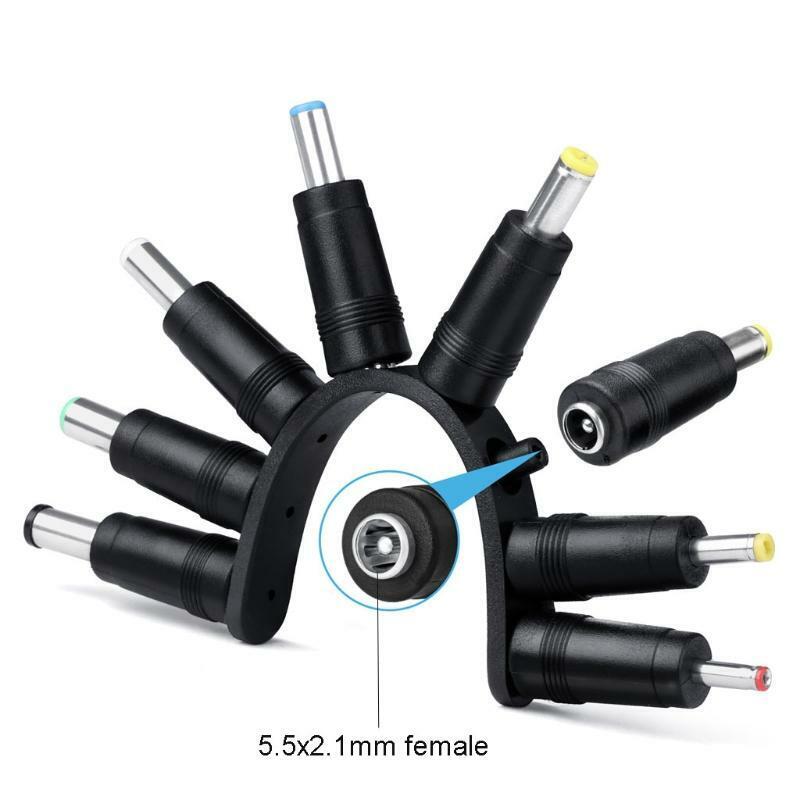 11in1 5V USB to DC 5.5x2.1mm Plug Charging Cord for Fan Speaker Router Cellphone