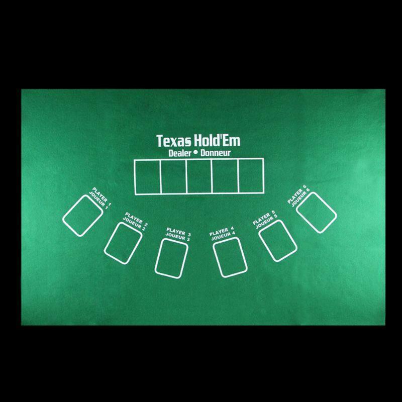 Flannel 21 Points Dice Table Mat TX Hold'em Tablecloth Casino Family Party