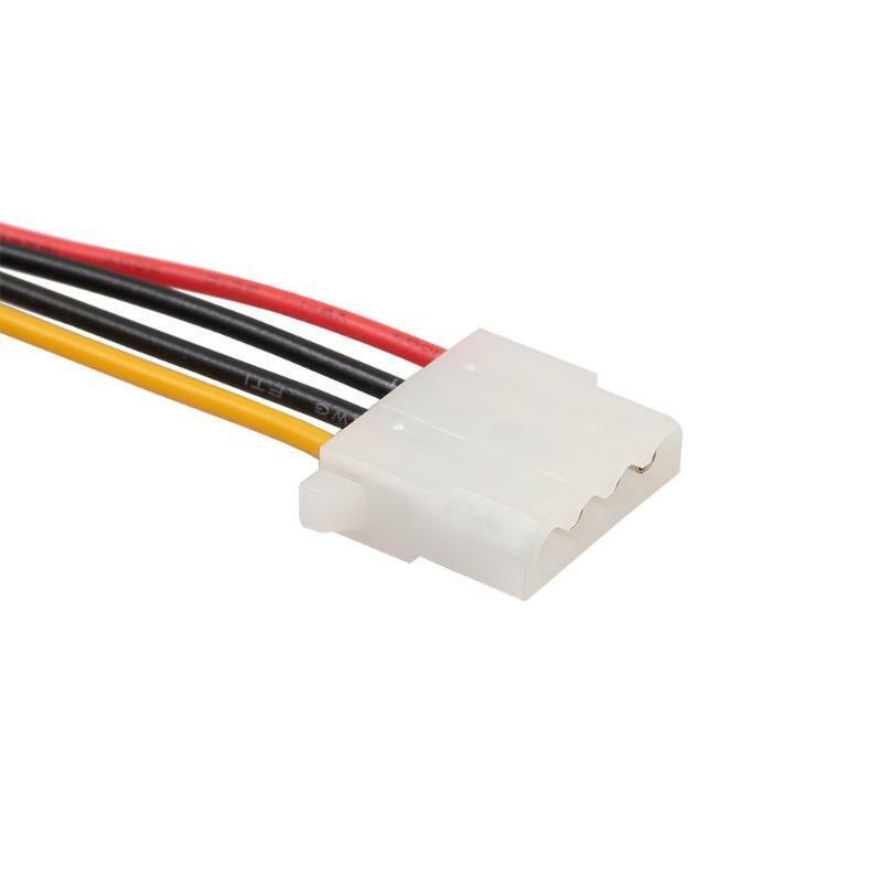 4 Pin Male to Floppy 4 Pin Female Cable for Personal PC IDE Power Extension Cord