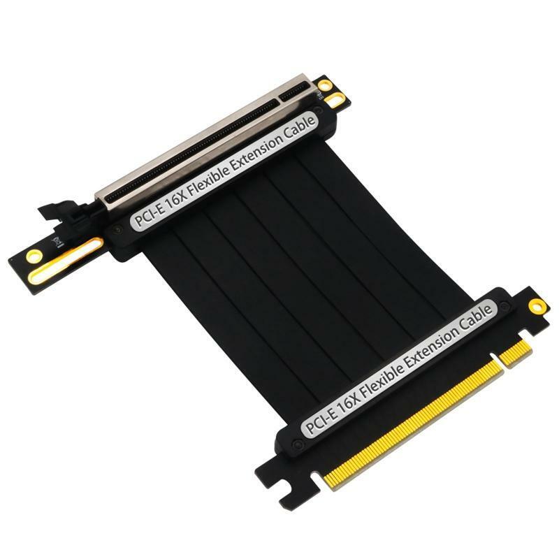 PCIe 3.0 x16 PCI Express Riser Extender Cable Flexible High Speed 90 Degree GUP