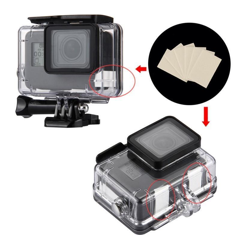 12pcs Anti Fog Inserts Rain Resistant Shield Film Lens Coating for Hero 4 3+ 3 2