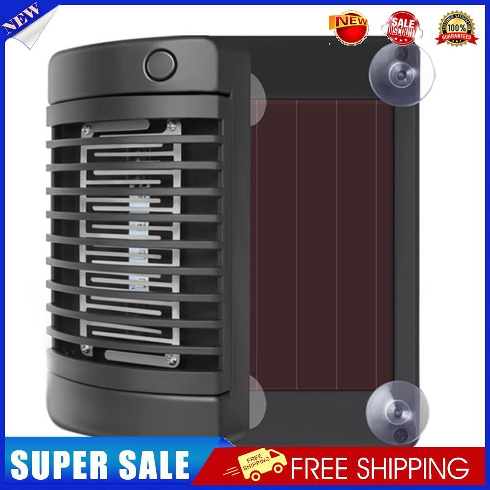 4LED Solar Mosquito Killer Lamp Electric Shock Insect Zapper Fly Trap Light