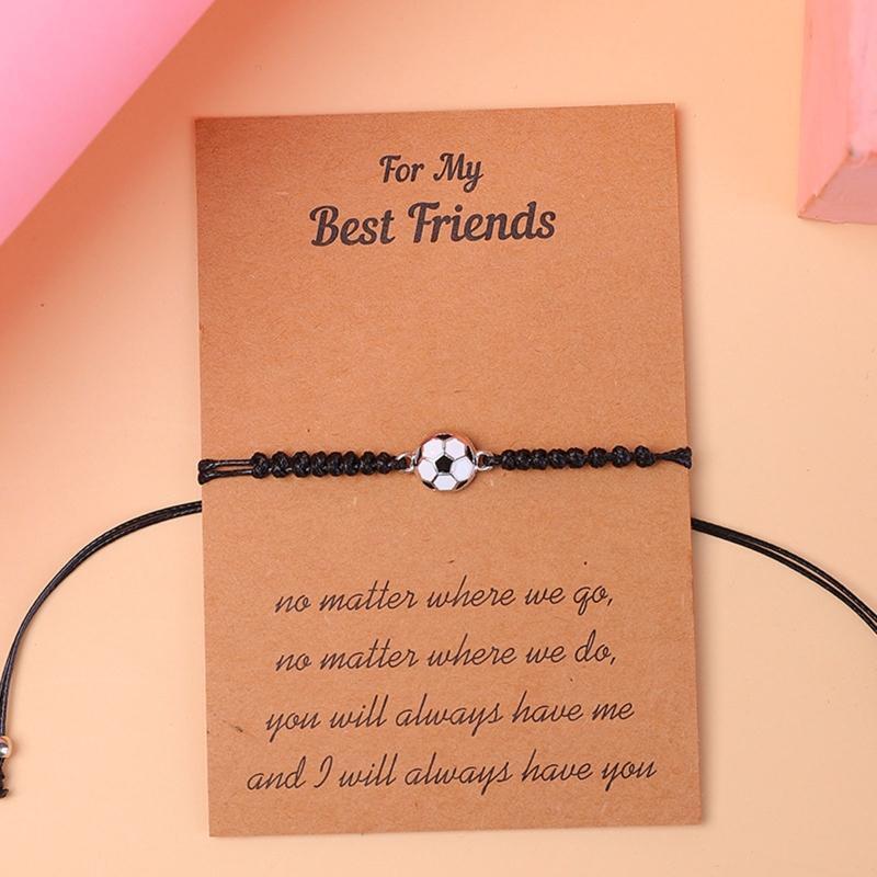 Adjustable Friendship Sport Jewelry Soccer Lovers Soccer Team Soccer Themed Gift
