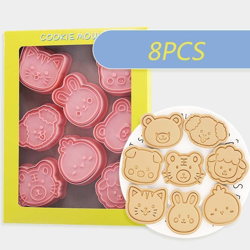 Cookie Mold Dessert Fondant Biscuit Cutter Plastic DIY Cookie Cutter Baking Tool