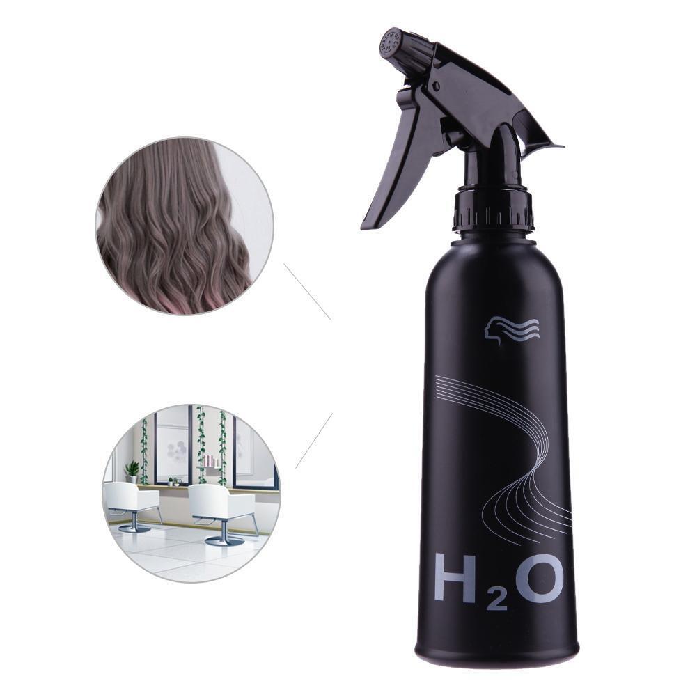 300ml Hair Sprayer Bottle Pure Color Super Fine Spray Kettle(Black)