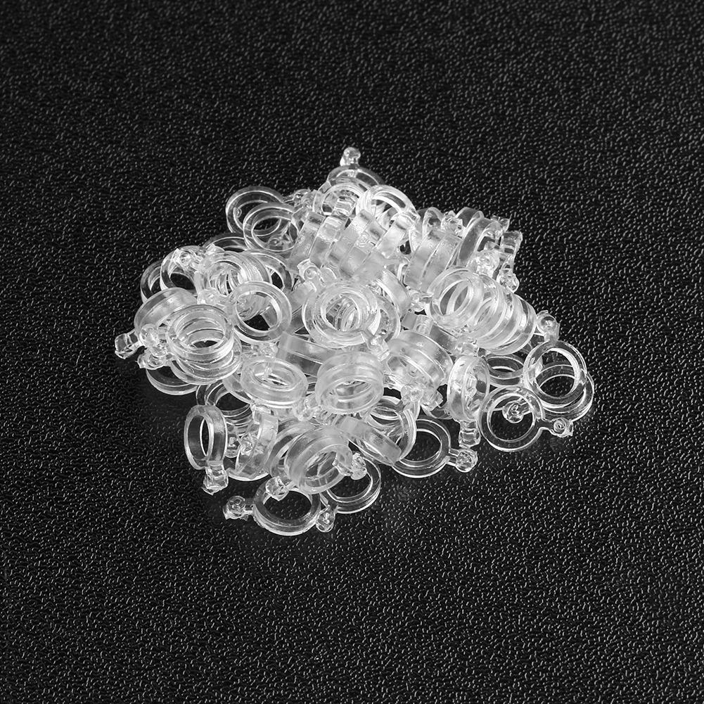 100pcs White PE Pellet Bait Lure Bands for Carp Coarse Fishing Tackle(5mm)
