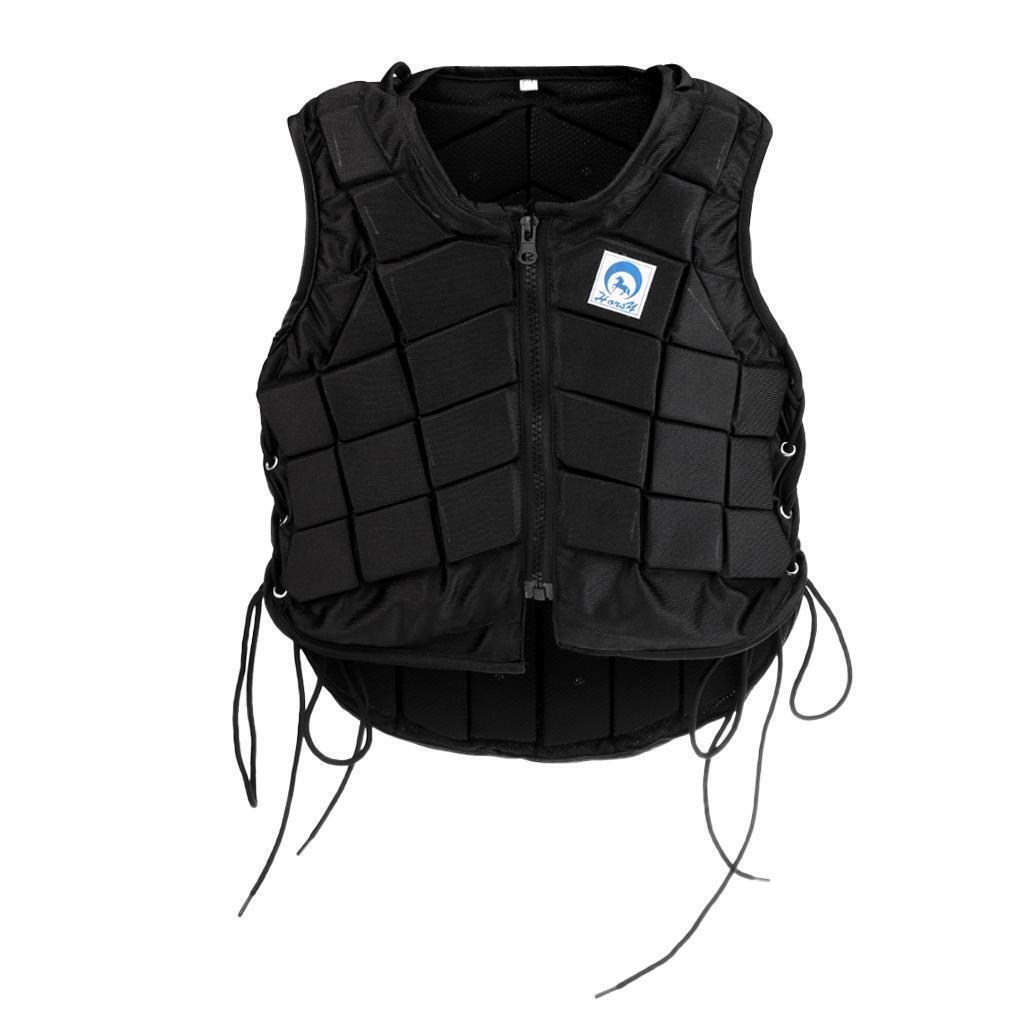 3x Horse Riding Vest Equestrian Vest Adjustable Body Protector Kids Equip