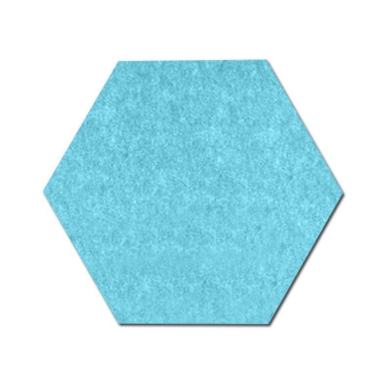 Hexagon Felt Pin Board Self Adhesive Bulletin Memo Photo Cork Boards Colorful Fo