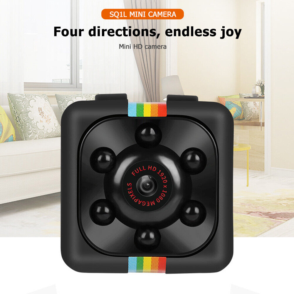 SQ11 Mini Camera Full HD 1080p Motion Sensor Night Vision Sport DV (Black)