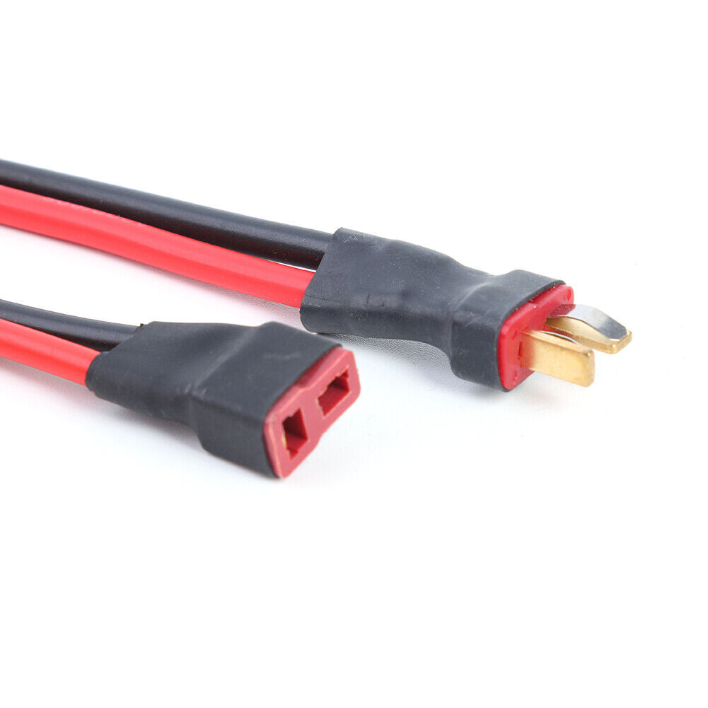 1 Pair E-Bicycle Lithium Battery T Type Connector Charger Wire Cable Plug