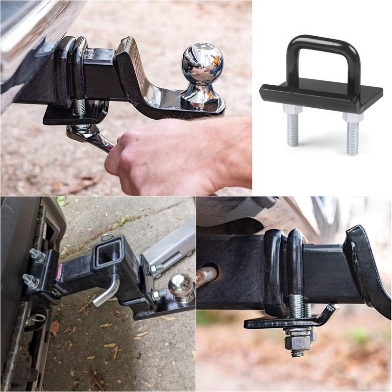 Heavy Duty Hitch Tightener For 1.25/2 Inch Tow Trailer Hitches U Bolt Stabilizer