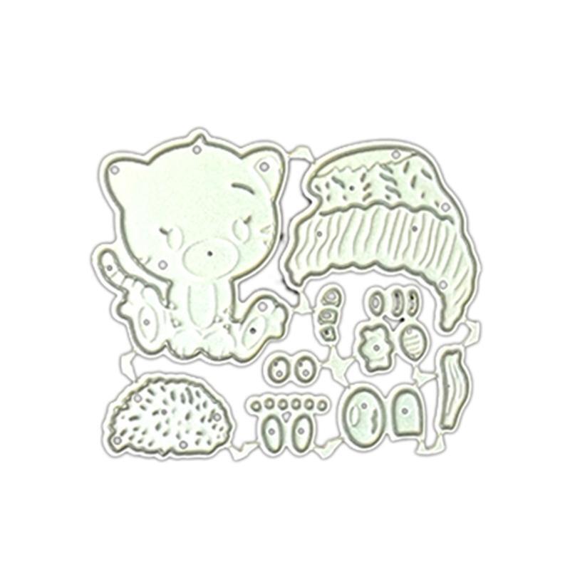 Metal Die-Cuts Making Embossing Scrapbooking Durable Stencils Holiday Tiger