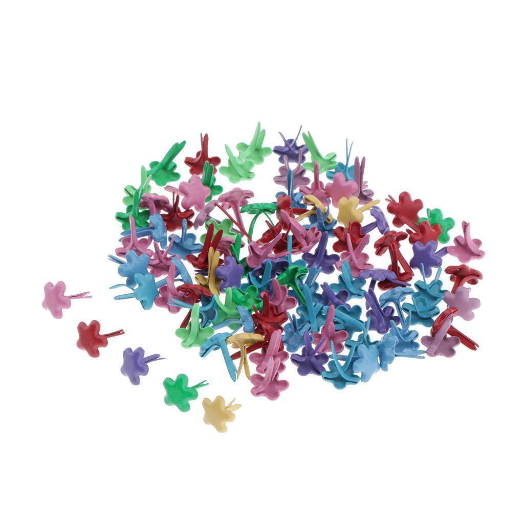 450x Mixed   Brads Accessories Embellishment Fasteners Crafts