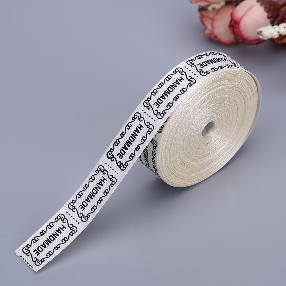 10 Yards Ribbon Tape Label DIY Handmade Bowknot Sewing Accessories Gifts