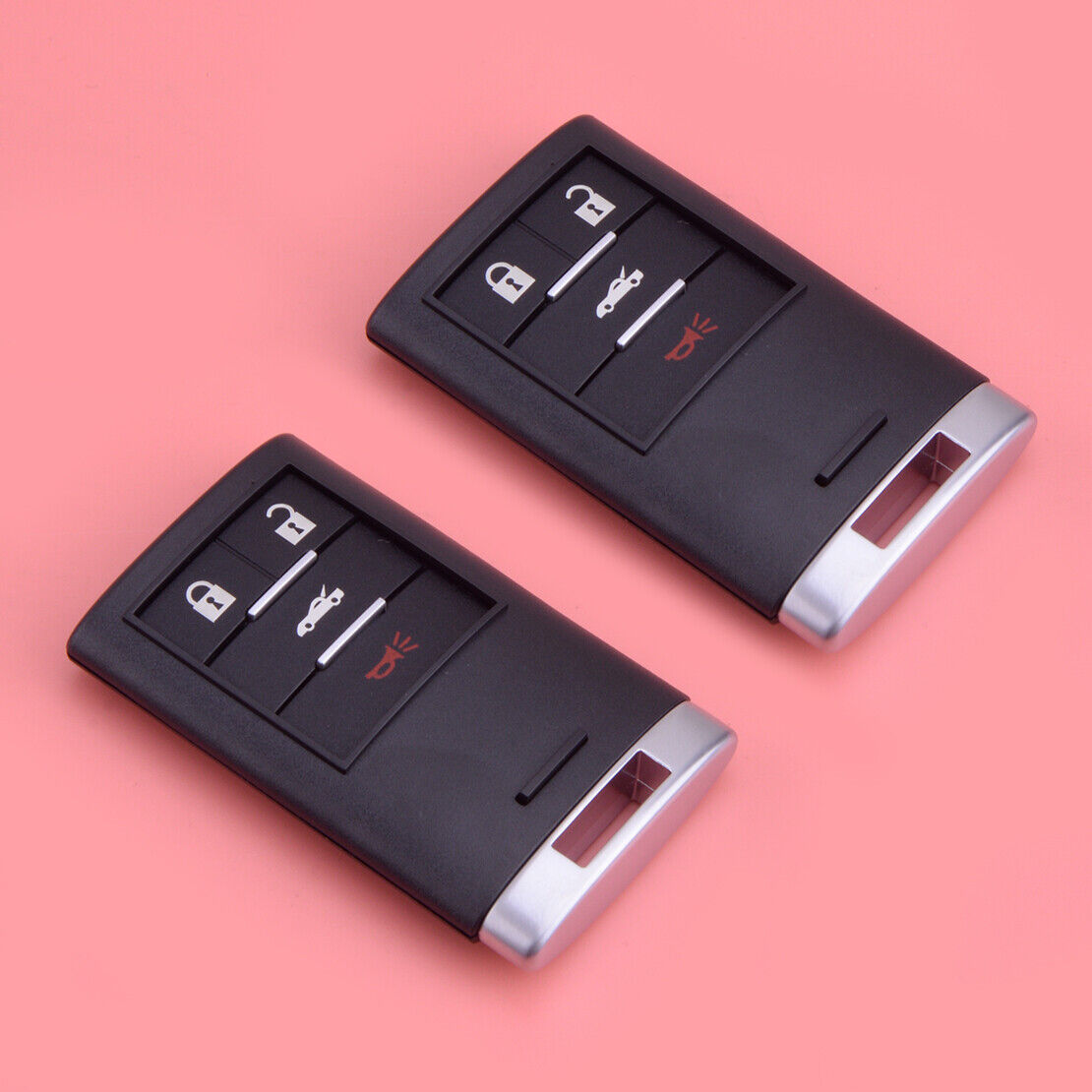 2pc Remote Key Fob Shell Fit For Chevrolet Corvette 2008-13 Cadillac XLR 2008-09