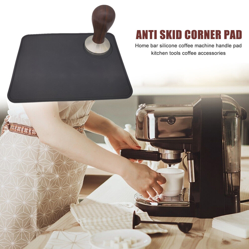 Tamping Holder Mat Home Office Anti-slip Square Coffee Powder Pressing Pad