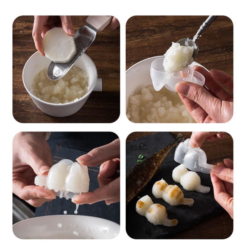 Sushi Molds Rice Ball Molds Kitty Shape Nori Rice Making Kits Bento Accessories
