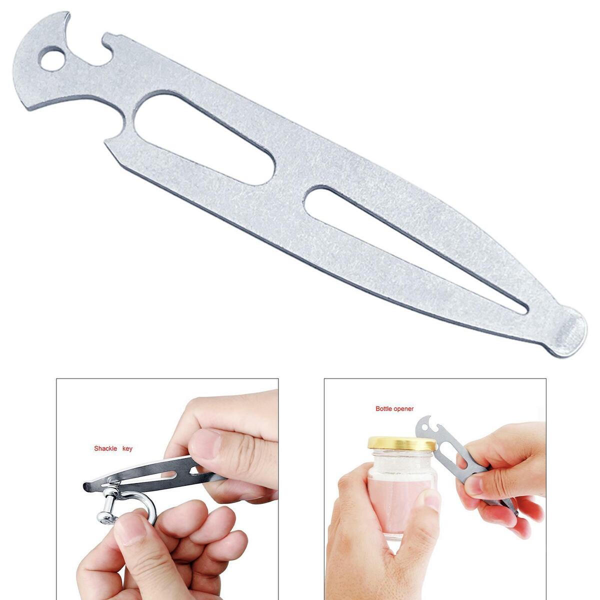 Shackle Key with Bottle Opener Emergency Tool Kit Universal for Marine