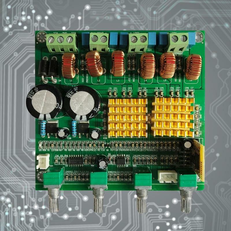 1 Pc Bluetooth-compatible High Power Bass AMP 3 CH 50Wx2+100W Amplifier Board
