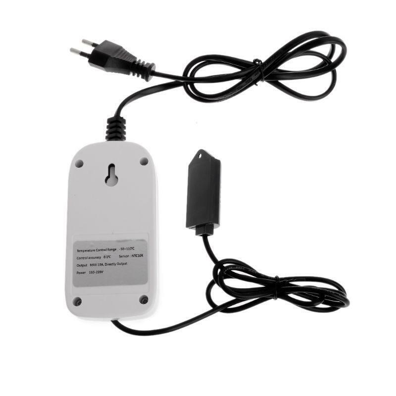 Digital Humidity Control Controller Moisture Switch Socket w/ EU Plug 110V-220V