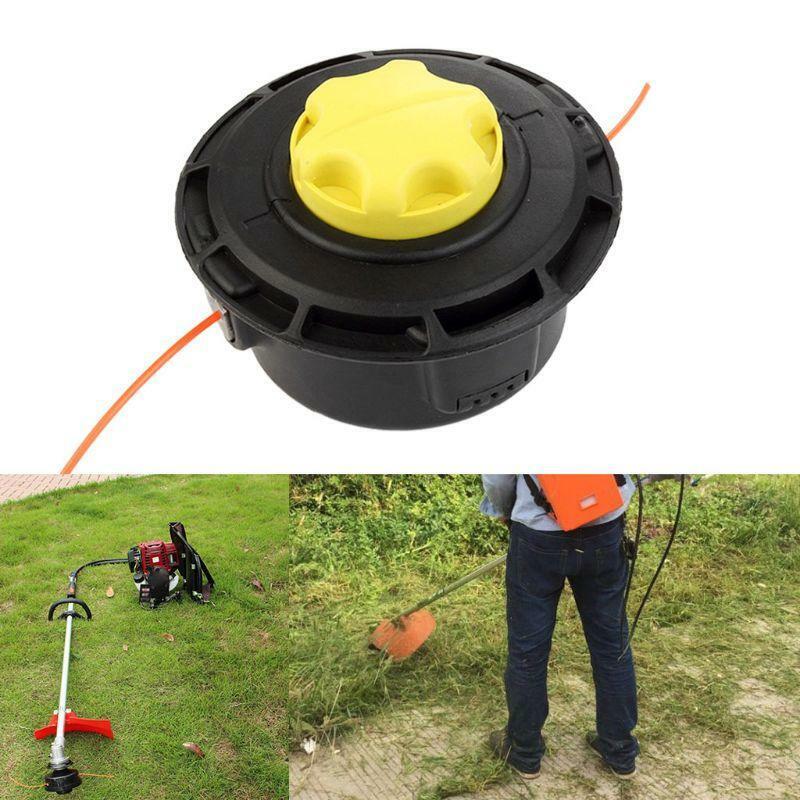 Universal Grass Trimmer Head 2 Lines String Brush Cutter Lawn Mower Garden Tools