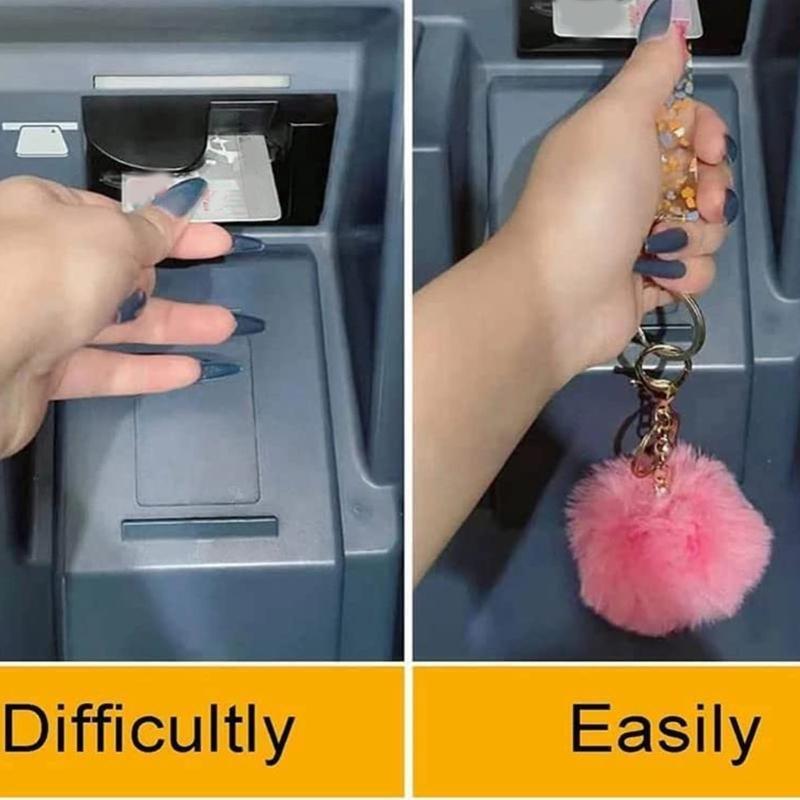 Card Grabber Keychain Making Tool Acrylic Credit Card Puller Maker for Home DIY