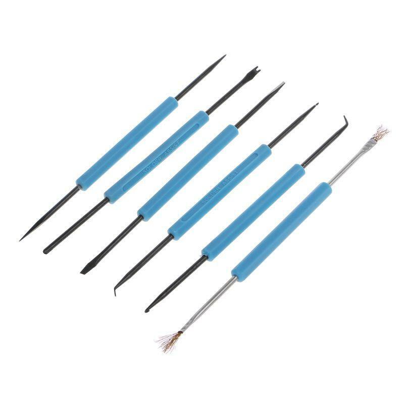 6Pcs Solder Durable Welding Soldering Station Iron Electronic Heat Assist Tool