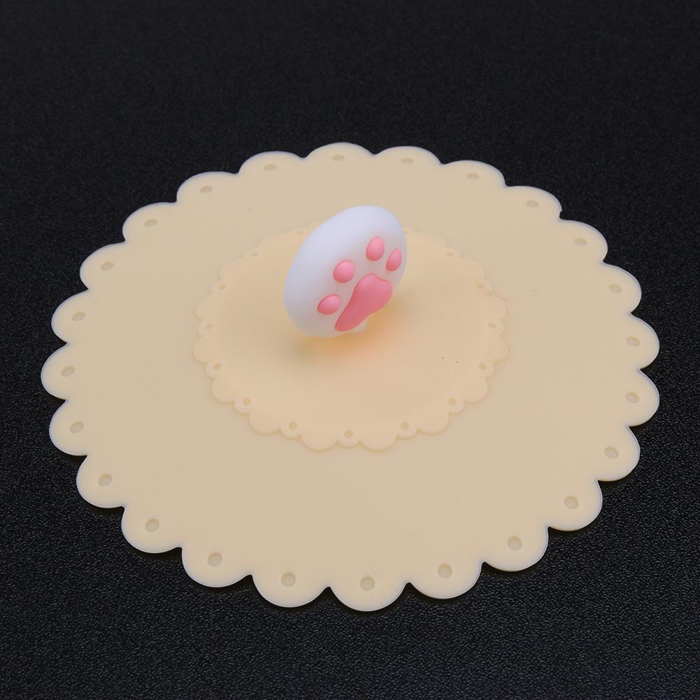 Reusable Food-grade Silicone Cup Cover Heat-resistant Anti Dust Cup Lid(2)