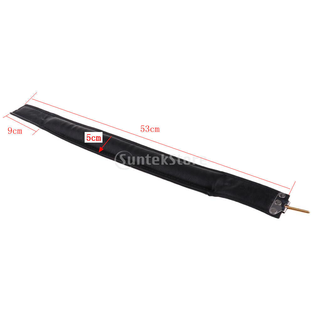 Soft PU Leather Thick Strap Leather Bass Left  Strap for Accordion