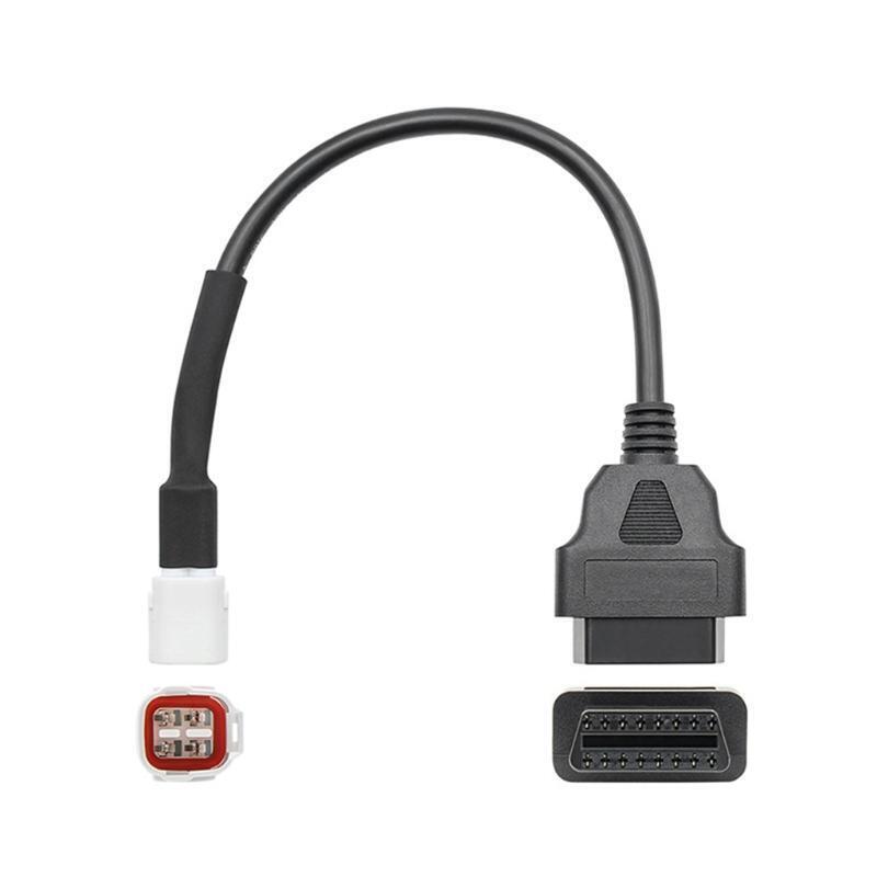 OBD Cable Connector Scanner for Yamaha-Motorcycle 4 Pin Full Diagnostic Adapter