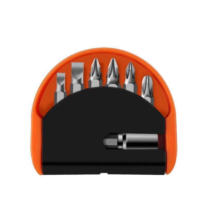 7 Pcs Strong and Durable Chrome Vanadium Screwdriver Drill Bit with Storage Case