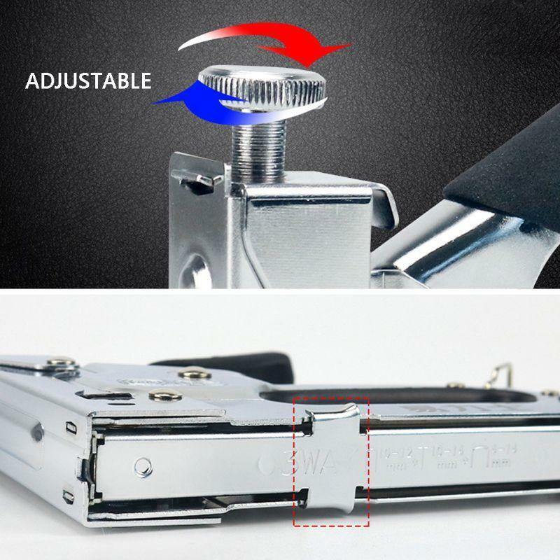 3 in 1 Nail Staple Gun 3 Ways Stapler Tacker for Fixing Furniture Doors Home